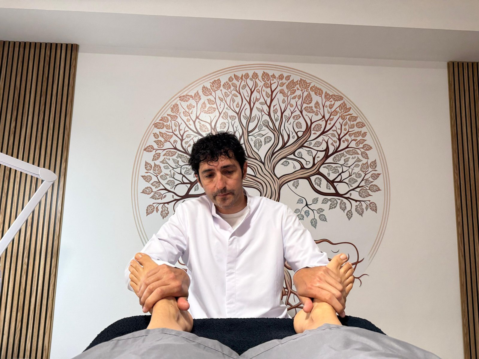 Sesión de reflexología