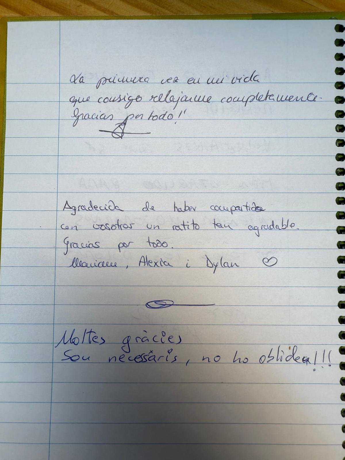 Mensaje de agradecimiento 3