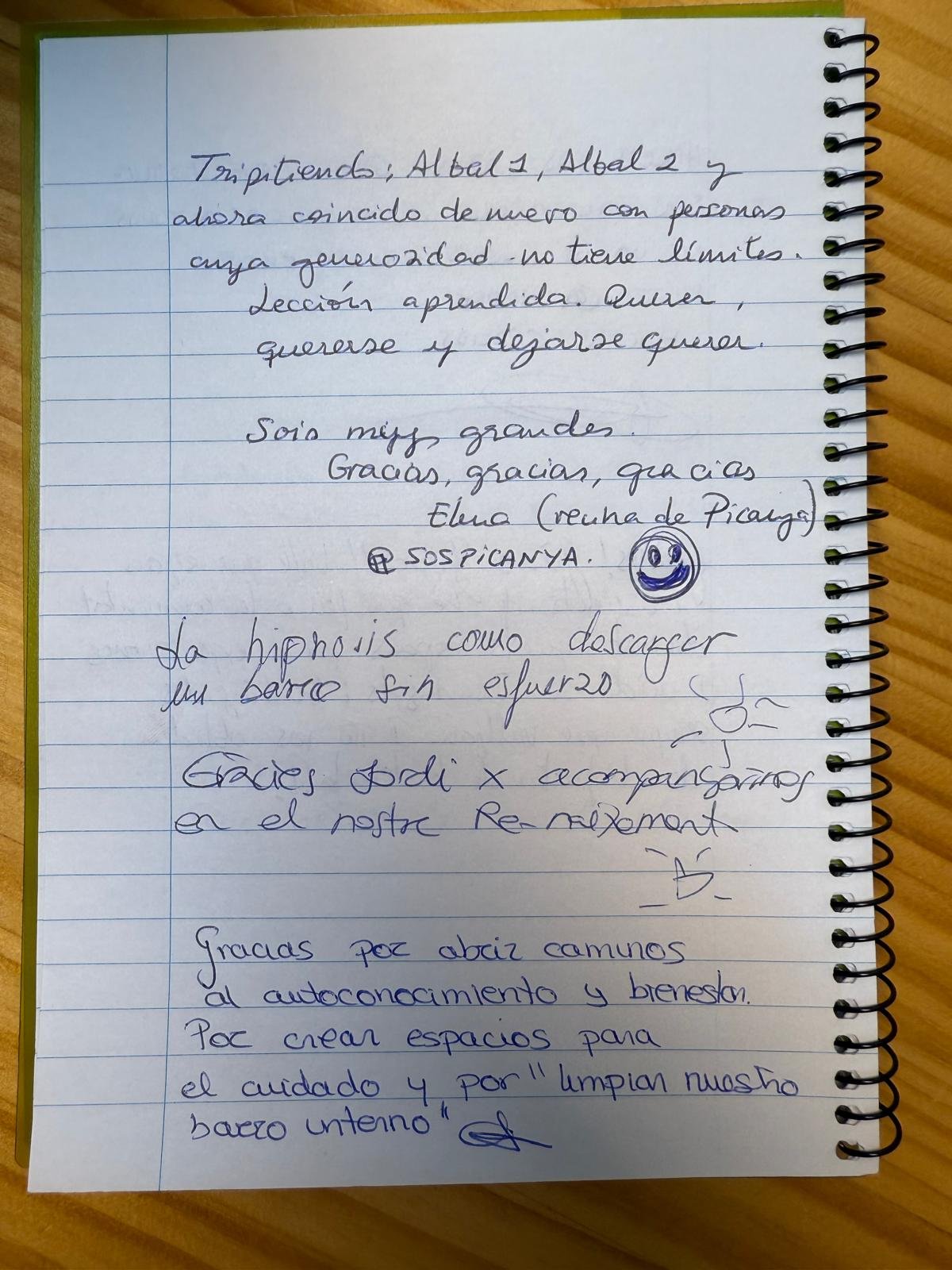 Mensaje de agradecimiento 2